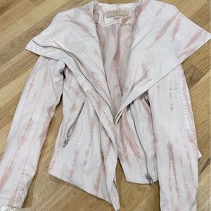Blank NYC suede pink jacket